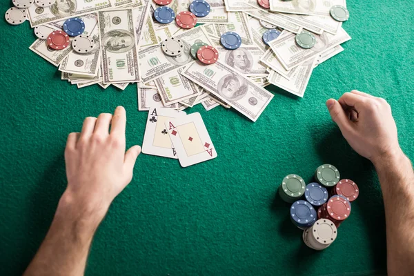 Gioco di poker — Foto Stock