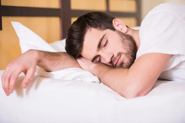 Sleeping man — Stock Photo, Image