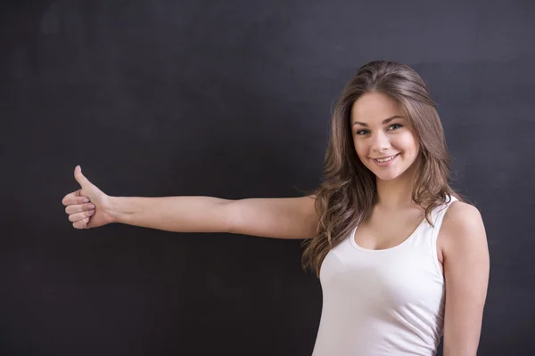 Junge Frau — Stockfoto