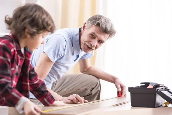 Grandfather and grandson — Stock Photo, Image