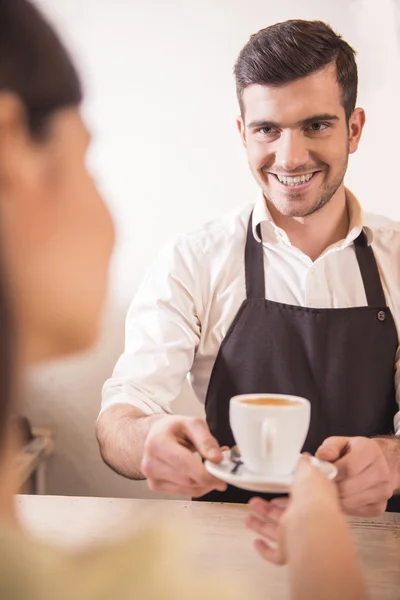 Barista. — Fotografia de Stock