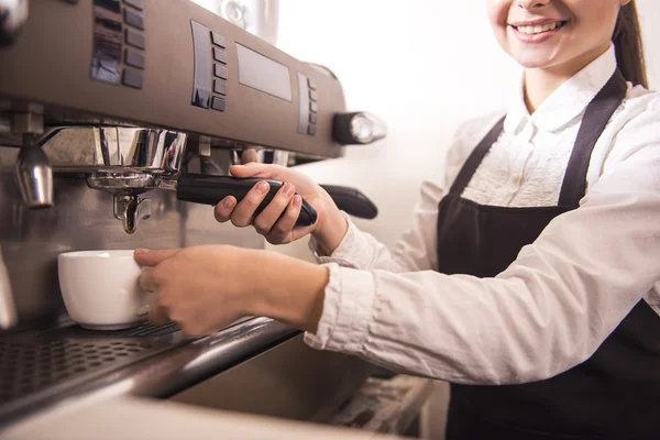 Barista Stockfoto