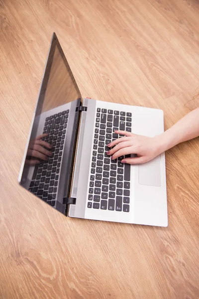 Girl at home — Stock Photo, Image