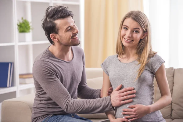 Mujer embarazada. — Foto de Stock