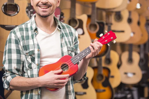 Loja de música — Fotografia de Stock