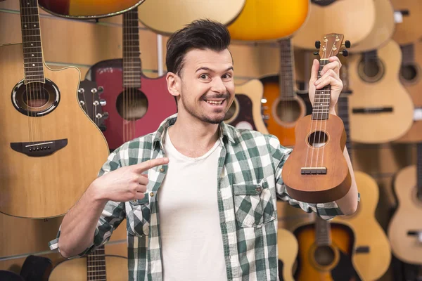 Tienda de música — Foto de Stock