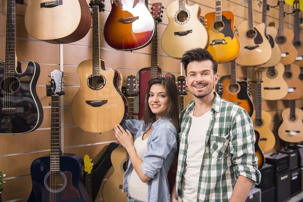 Tienda de música — Foto de Stock