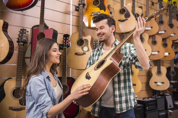 Tienda de música — Foto de Stock