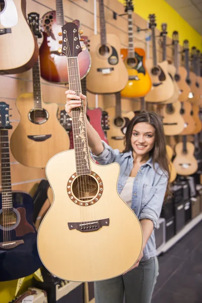 Tienda de música — Foto de Stock