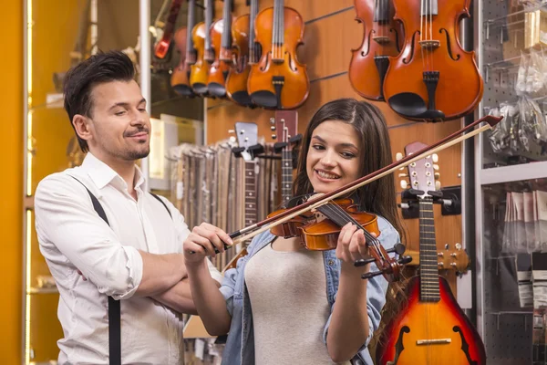 Music store — Stock Photo, Image