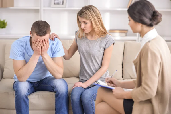 The reception at the psychologist — Stock Photo, Image