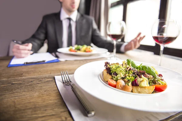 Bedrijf lanch — Stockfoto