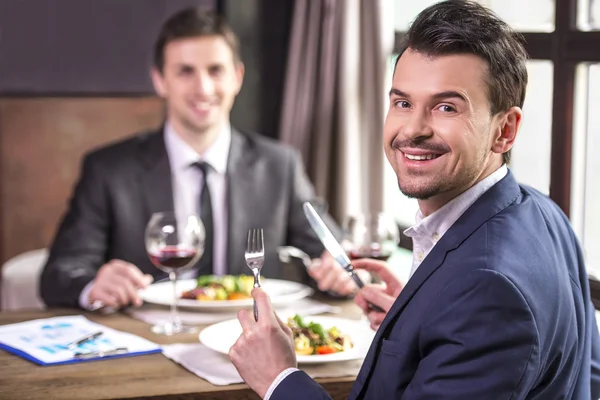 Bedrijf lanch — Stockfoto