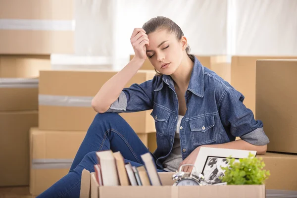 Verhuizen naar huis — Stockfoto