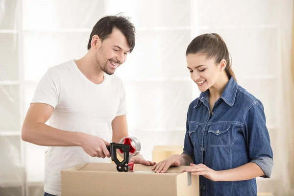 Mudar para casa — Fotografia de Stock