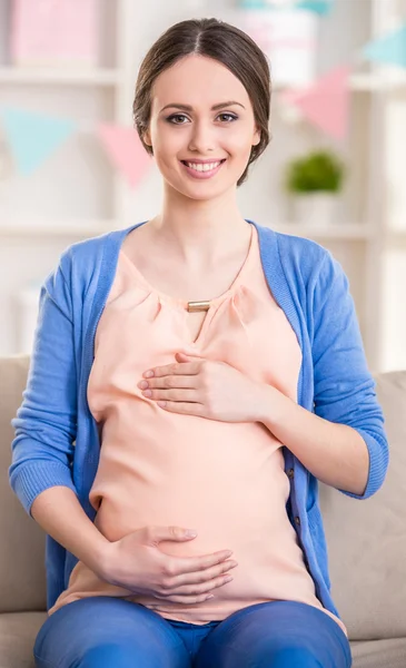 Mujer embarazada.. —  Fotos de Stock