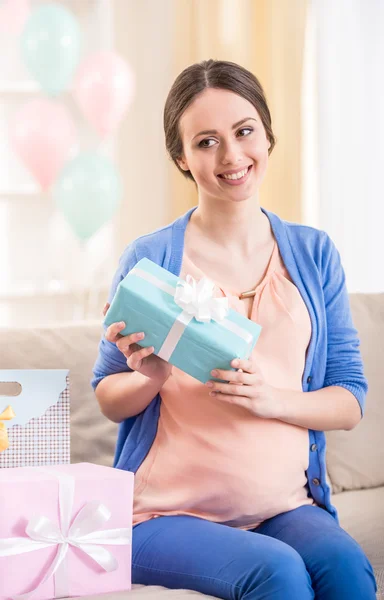 Pregnant woman. — Stock Photo, Image