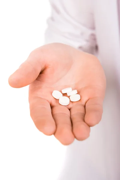 Hand with pills — Stock Photo, Image