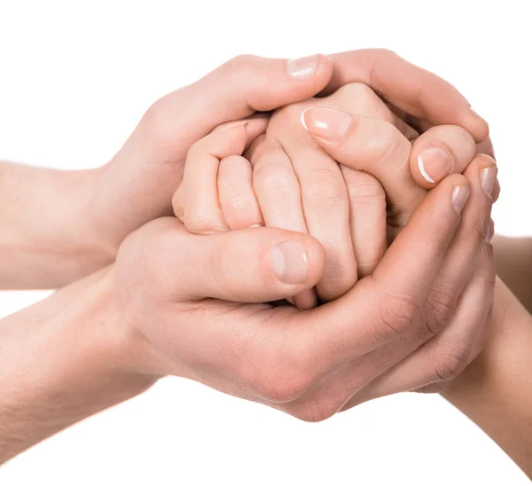 Couple hands — Stock Photo, Image