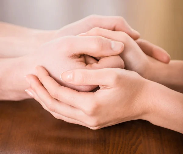 Couple hands — Stock Photo, Image