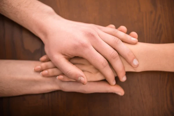 Couple hands — Stock Photo, Image