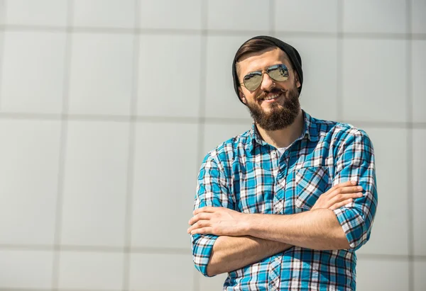 Bärtiger Mann — Stockfoto