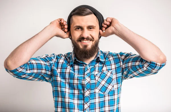 Bärtiger Mann — Stockfoto