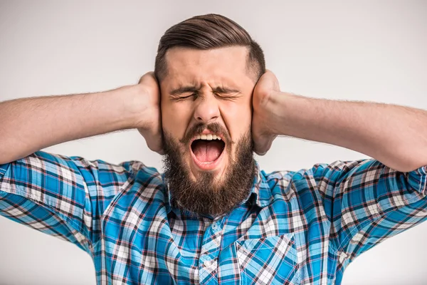 Bärtiger Mann — Stockfoto