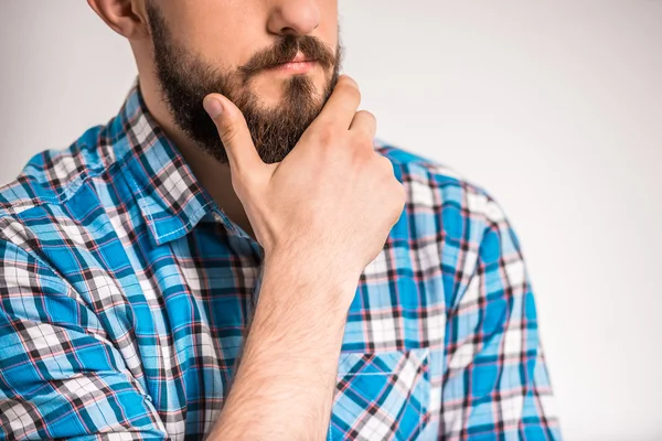 Bärtiger Mann — Stockfoto