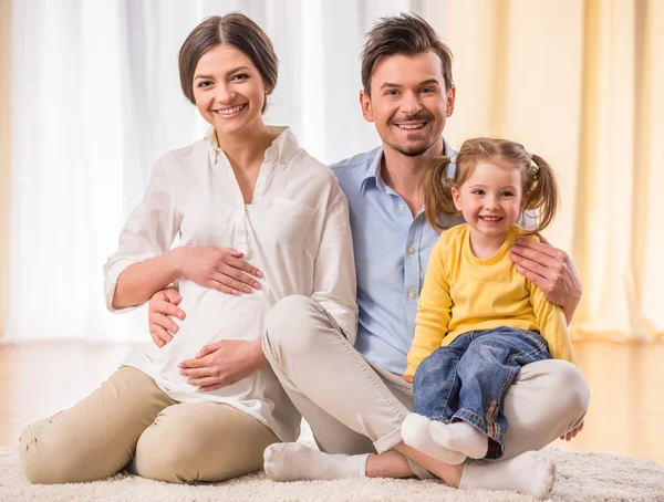 Lycklig familj — Stockfoto