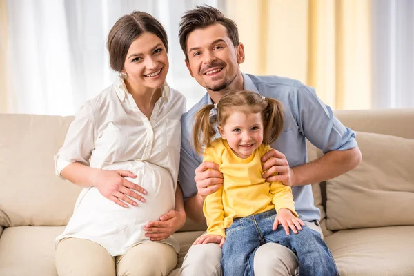 Lycklig familj — Stockfoto