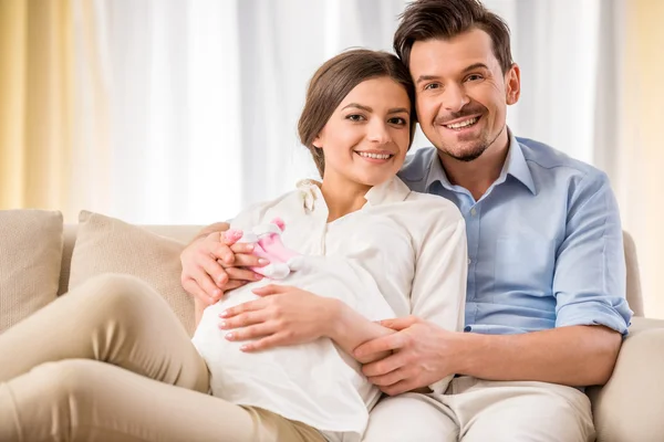 Glückliche Familie — Stockfoto