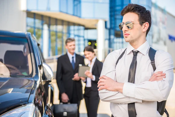 Businesspeople at a meeting — Stock Photo, Image