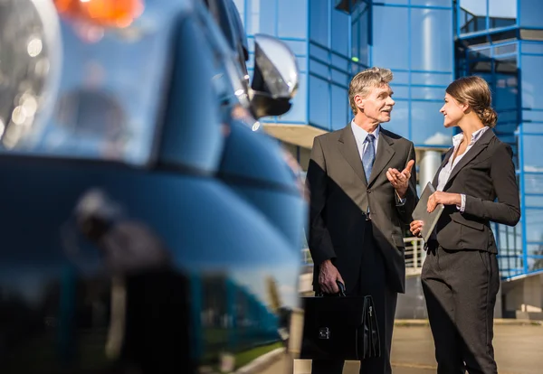 Businesspeople at a meeting — Stock Photo, Image