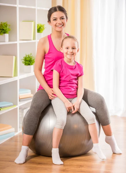 Fitness at home — Stock Photo, Image