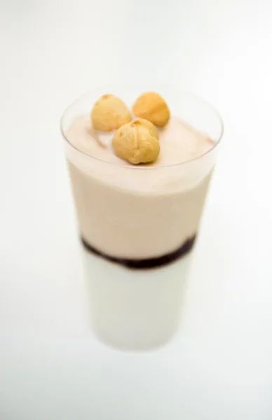 Dessert met noten — Stockfoto