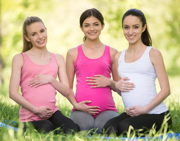 Terhesség Fitness — Stock Fotó