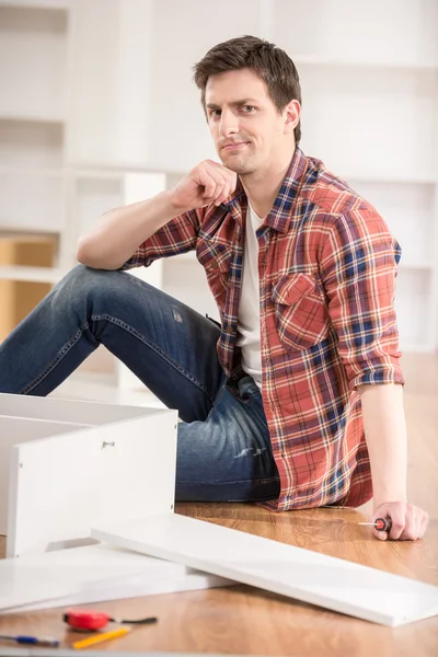 Furniture installation — Stock Photo, Image