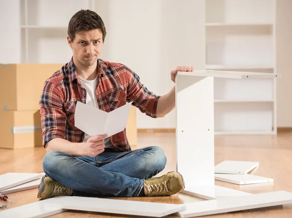 Furniture installation — Stock Photo, Image