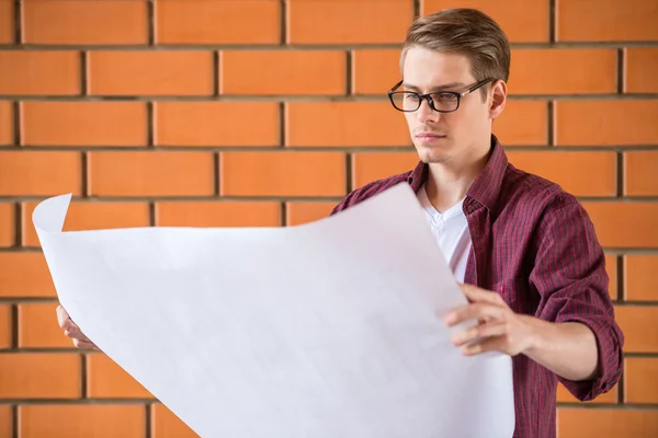 Man buitenshuis — Stockfoto