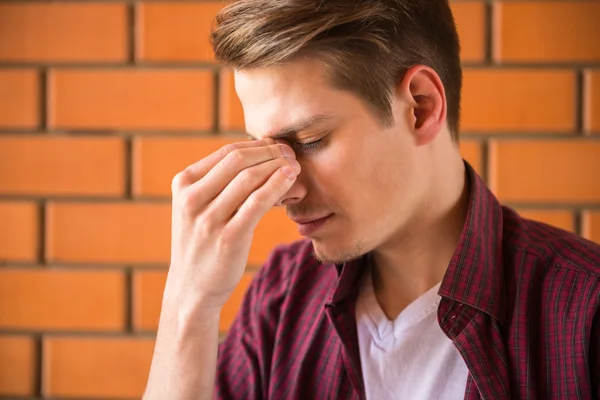 Man utomhus — Stockfoto