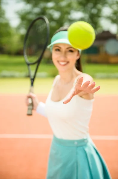 Tennisbaan — Stockfoto