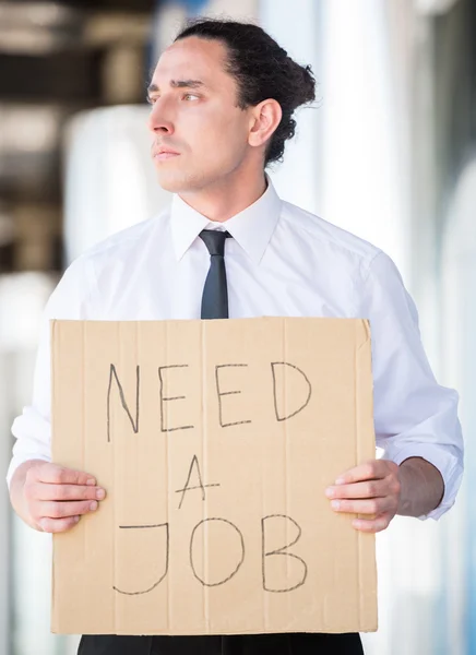 Nezaměstnaný muž — Stock fotografie