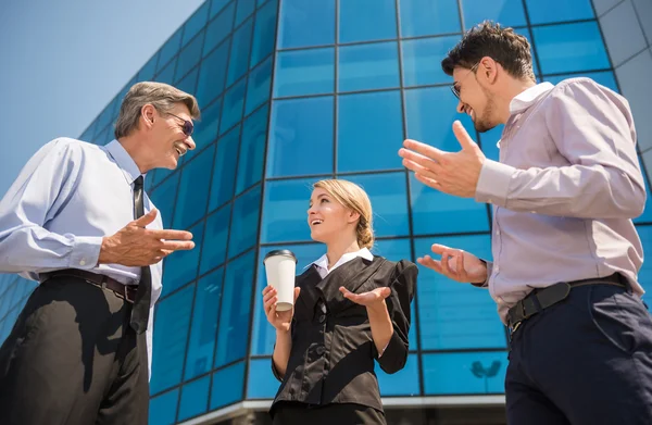 Negocios al aire libre — Foto de Stock