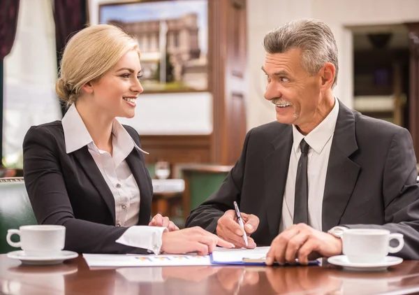 Business lunch — Stock Photo, Image