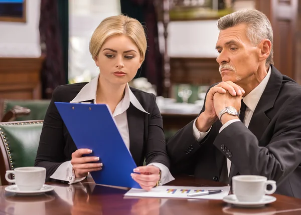 Business lunch — Stock Photo, Image