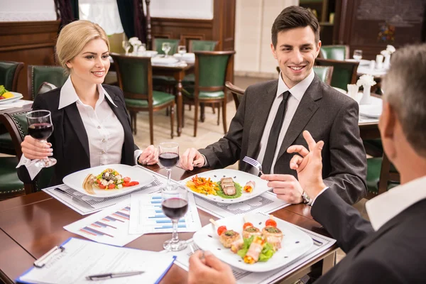 Affärslunch — Stockfoto