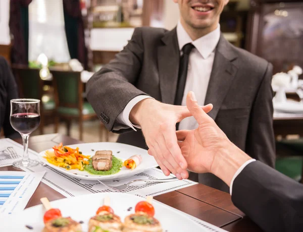 Geschäftsessen — Stockfoto