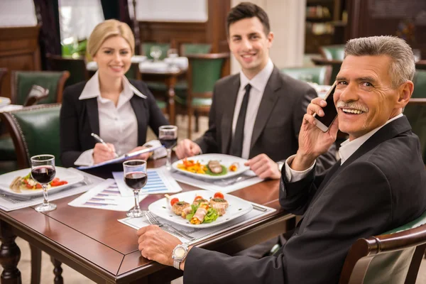 Almuerzo de negocios — Foto de Stock