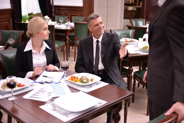 Zakenlunch — Stockfoto